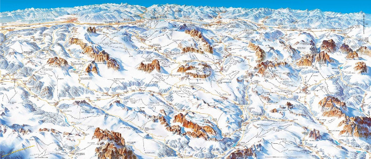 Super Dolomiti domaine skiable en Italie