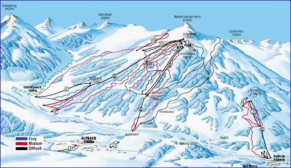 alpbach ski map