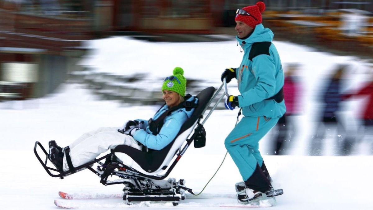 Disabled Skiing In Courchevel