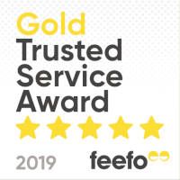 Feefo Gold Service Award 2019