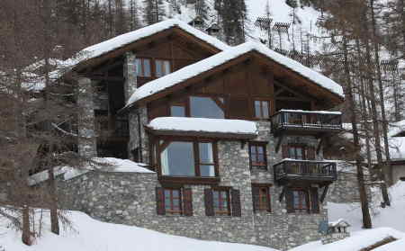 Chalet Cristal A, a luxury ski in ski out chalet in Val d’Isere, sleeps 12