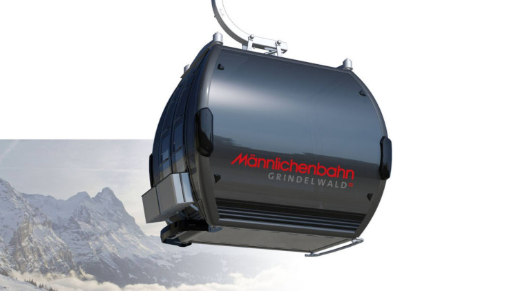 New aerial gondola Grindelwald-Männlichen opening on 14 December 2019