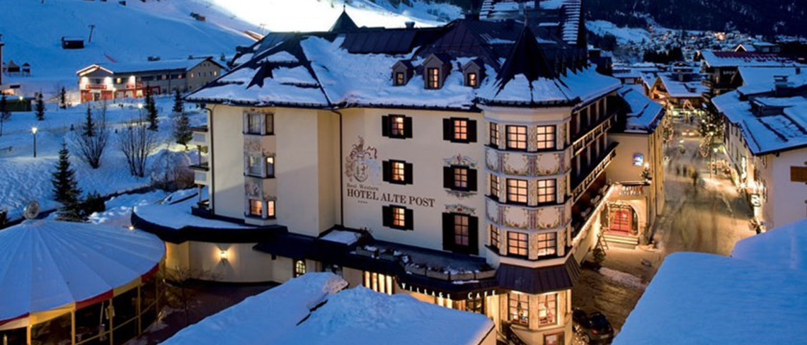 The Hotel Alte Post is a popular choice in St Anton.