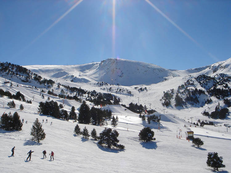 Skiing in Grandvalira
