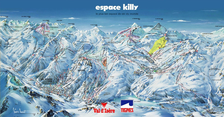 Val d'Isere Piste Map