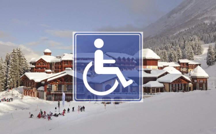 Wheelchair access in hotels and chalets in ski resorts across the Alps