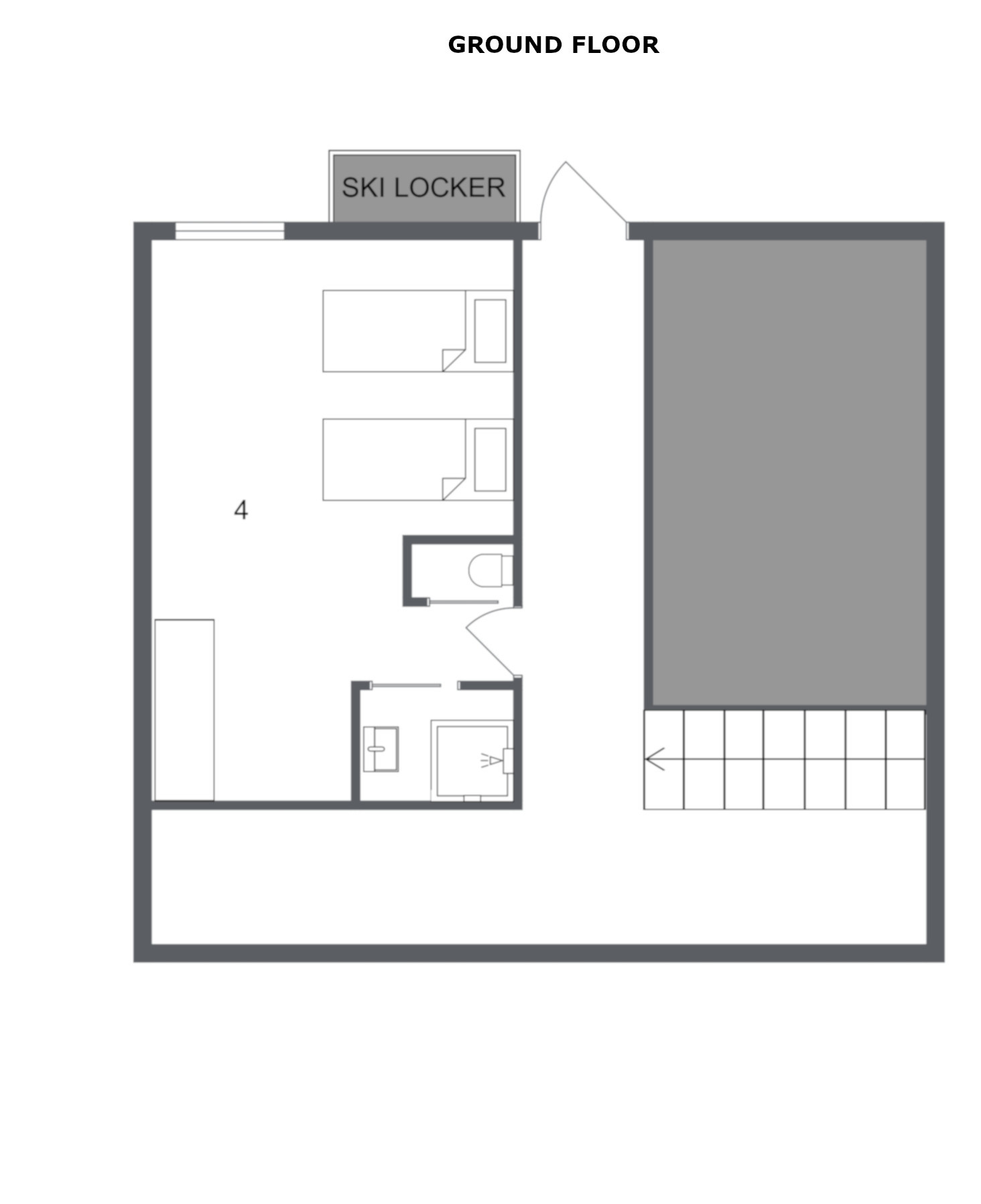 Chalet Bouchot Meribel Floor Plan 1