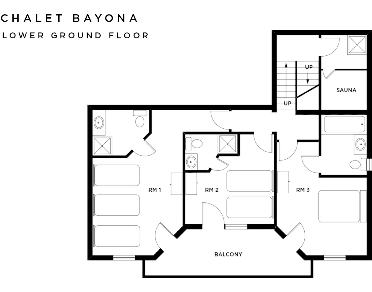 Chalet Bayona Les Arcs Floor Plan 2