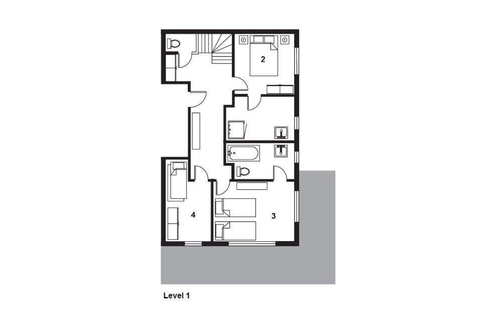 Chalet Bel Sol Val d’Isere Floor Plan 1