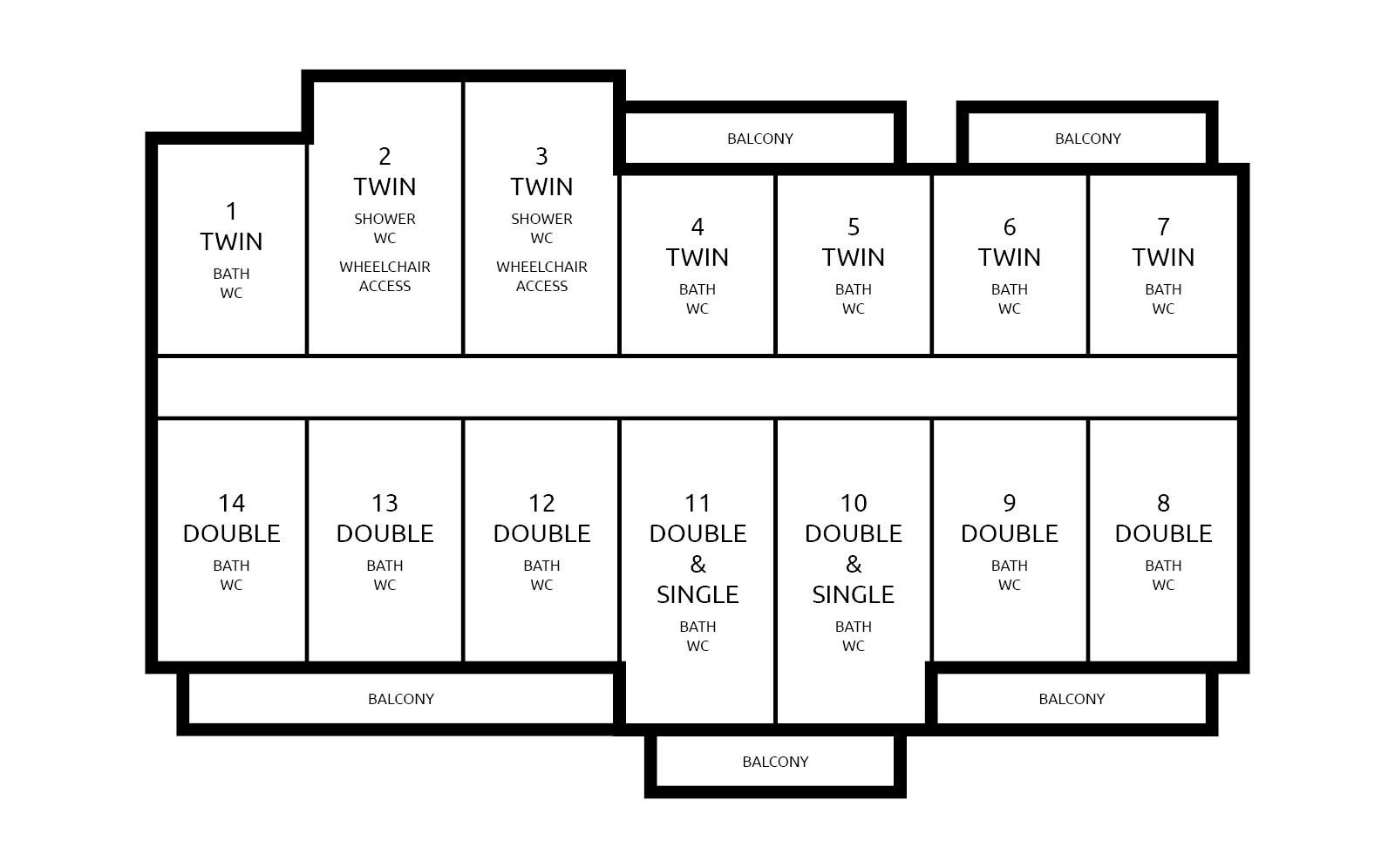 Chalethotel La Foret Les Arcs Floor Plan 1