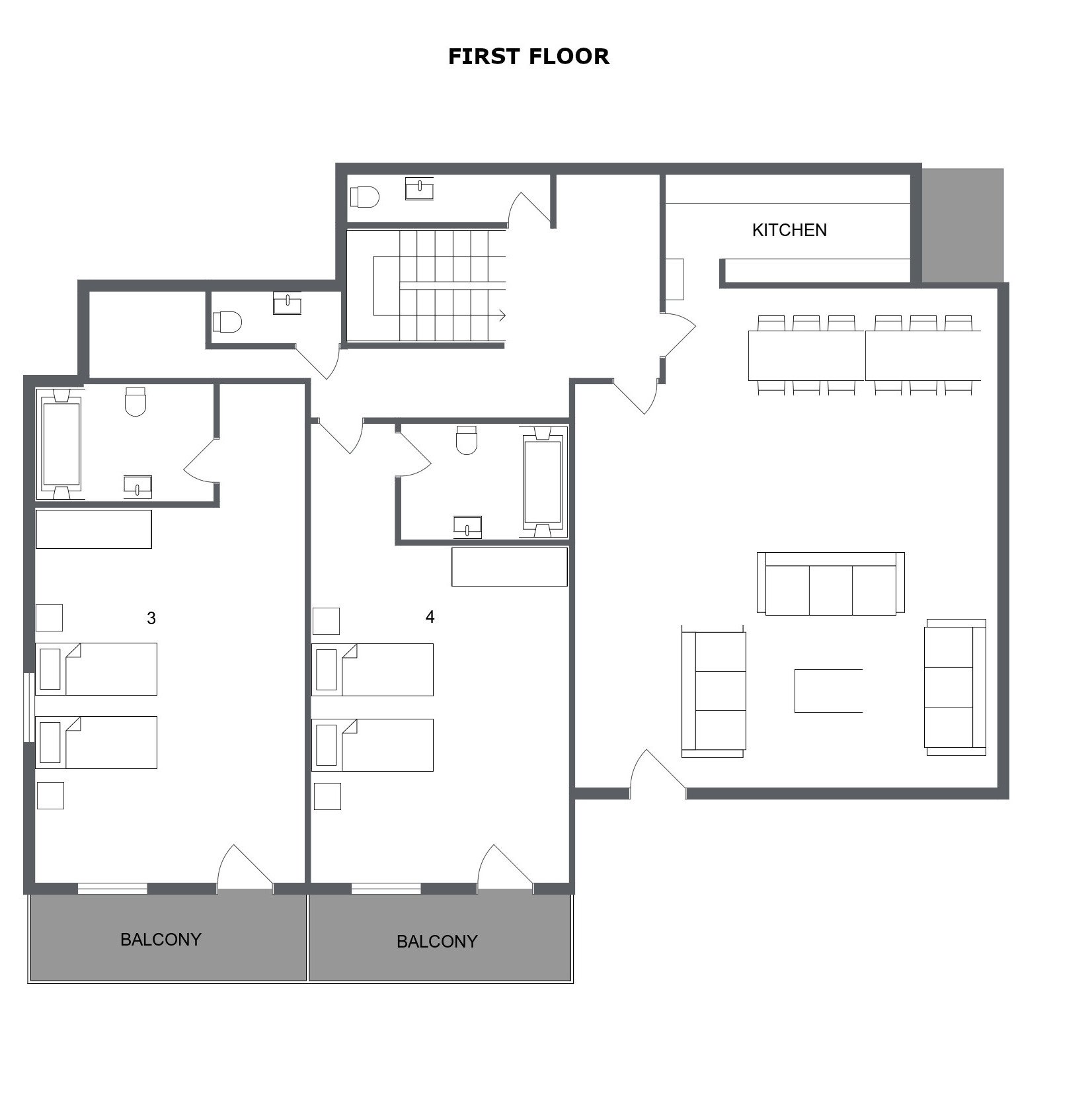 Chalet Le Serpolet Meribel Floor Plan 2