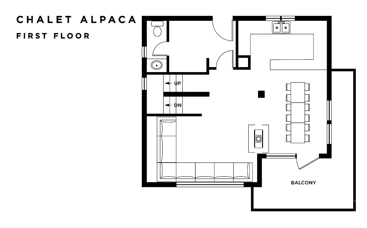Chalet Alpaca Les Arcs Floor Plan 3