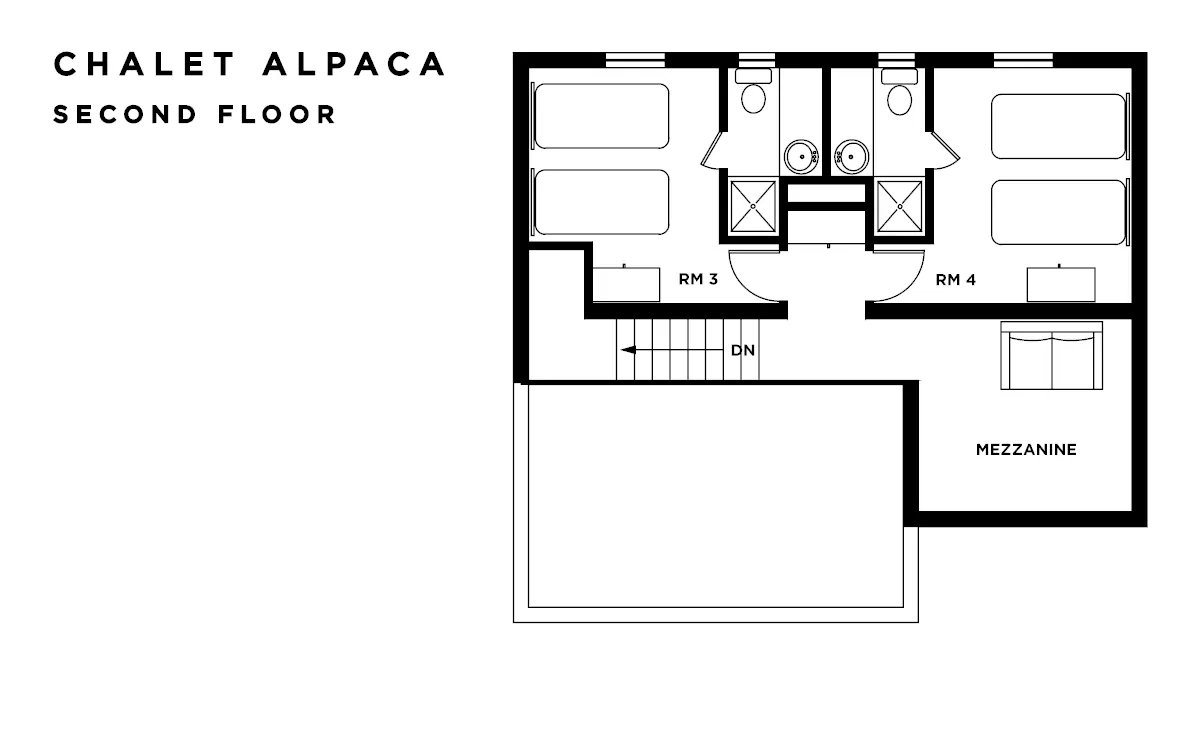 Chalet Alpaca Les Arcs Floor Plan 1