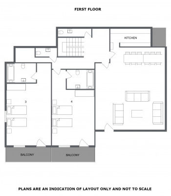 Chalet Le Serpolet Meribel Floor Plan 1