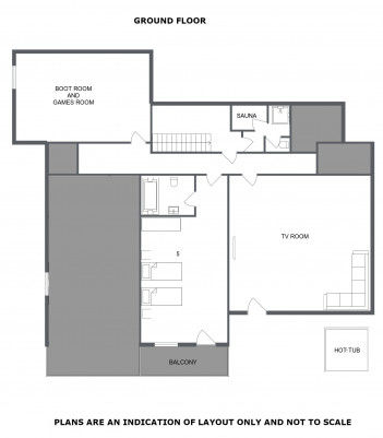 Chalet Le Serpolet Meribel Floor Plan 2