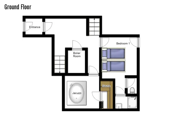 Chalet Klosters La Plagne Floor Plan 2