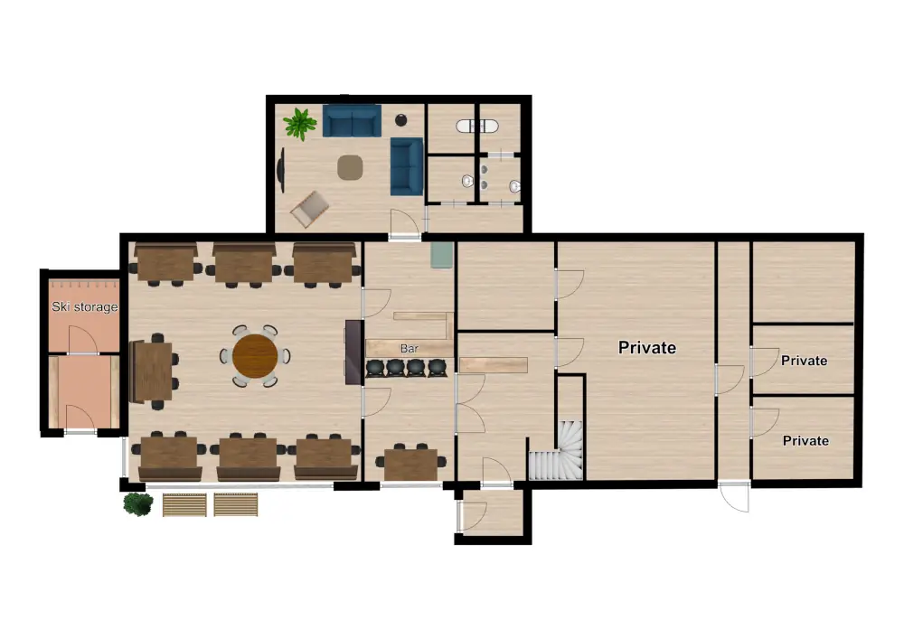 Chalet Ruth Solden Floor Plan 3