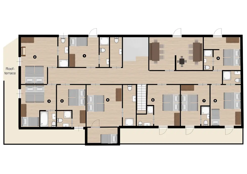 Chalet Ruth Solden Floor Plan 1