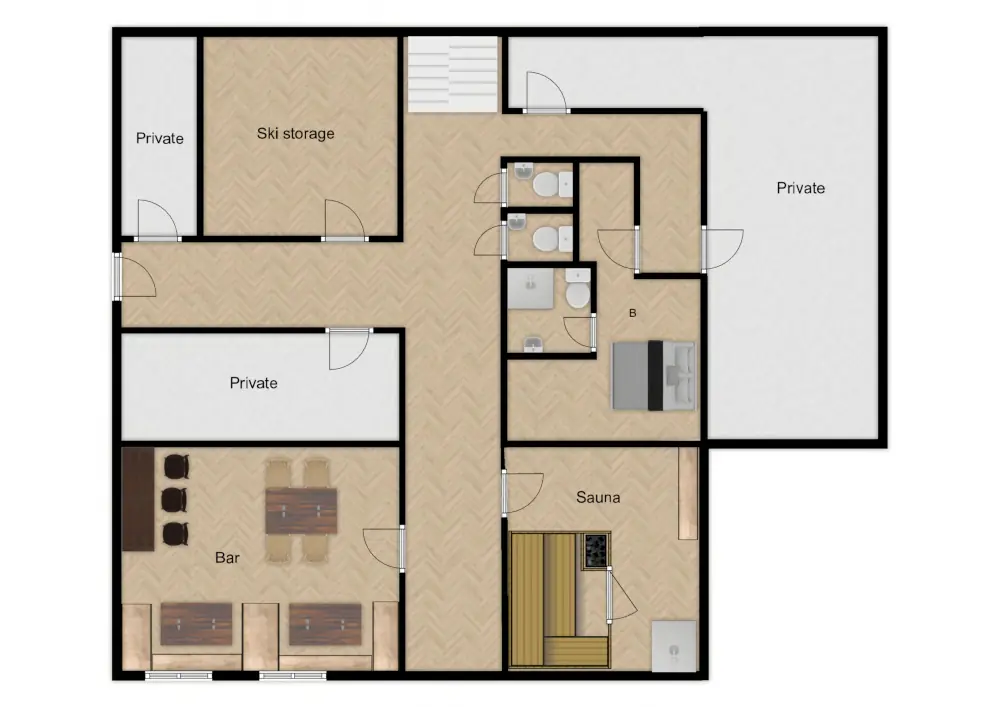 Chalet Silian Hinterglemm & Fieberbrunn Floor Plan 1