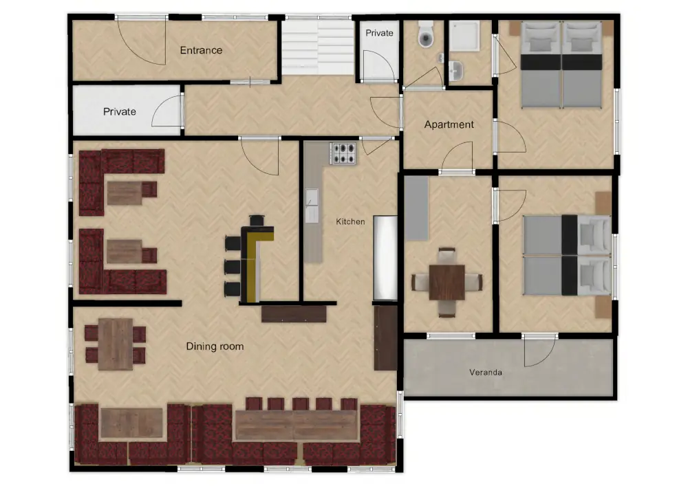 Chalet Silian Hinterglemm & Fieberbrunn Floor Plan 2