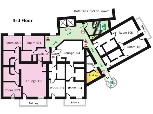 Hotel & Spa Le Savoie Val d’Isere Floor Plan 2