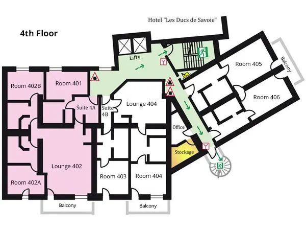 Hotel & Spa Le Savoie Val d’Isere Floor Plan 3