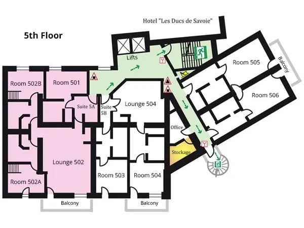 Hotel & Spa Le Savoie Val d’Isere Floor Plan 4