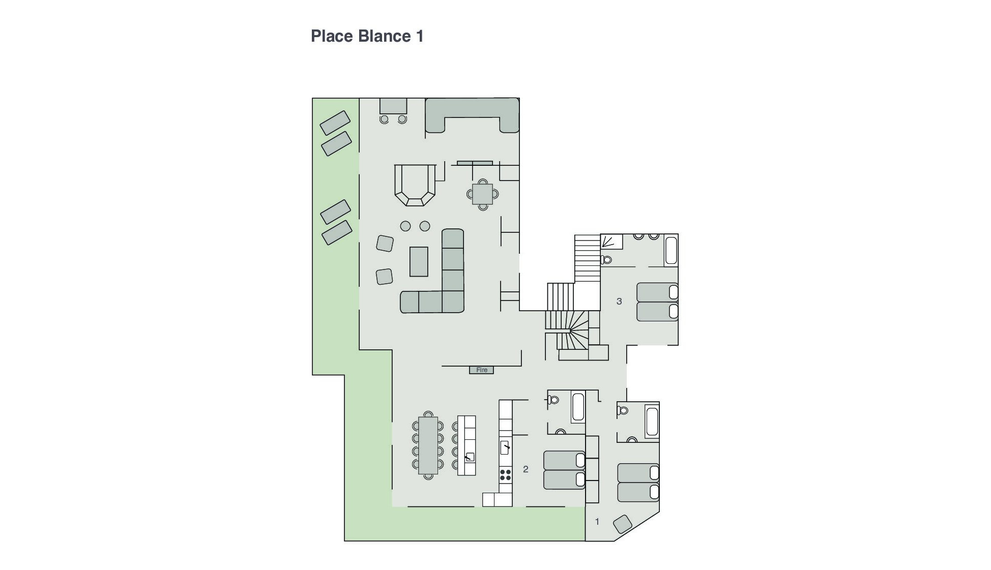 Chalet Place Blanche 1 Verbier Floor Plan 1