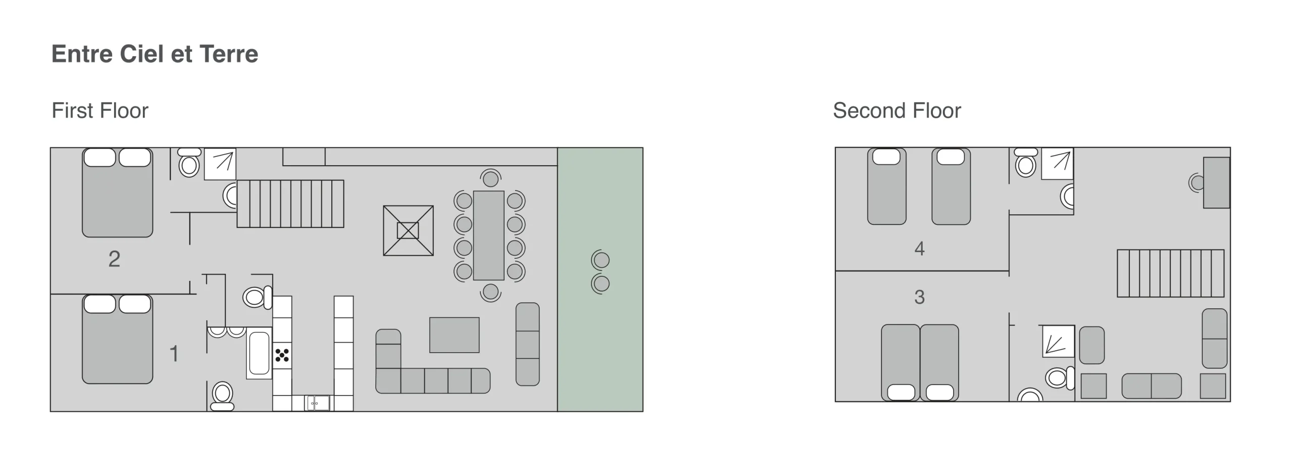 Chalet Entre Ciel et Terre Verbier Floor Plan 1