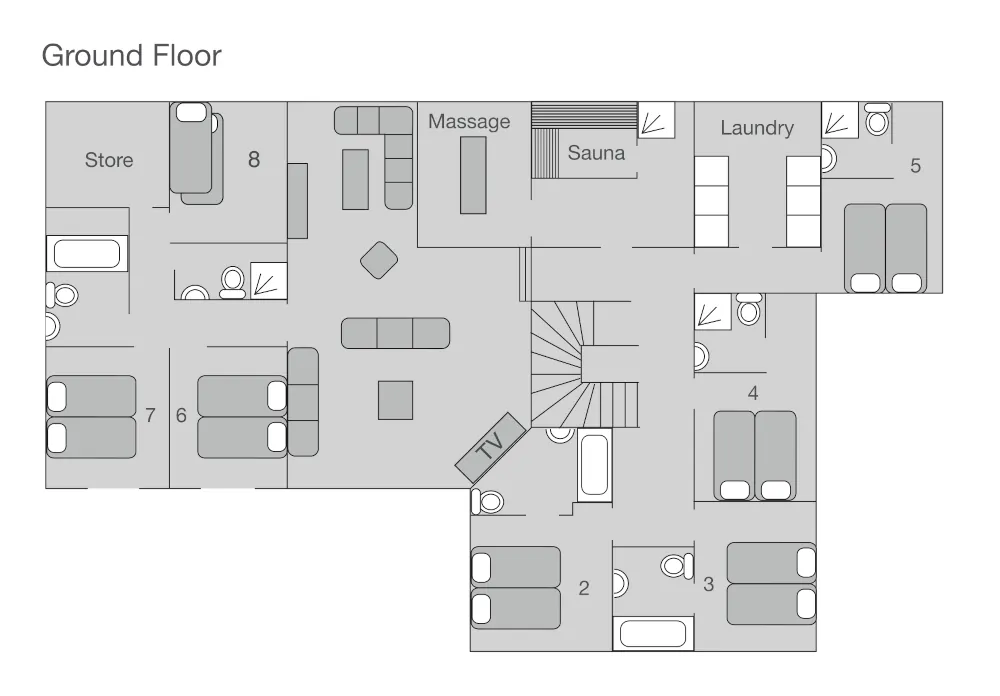 Chalet Pierre Avoi Verbier Floor Plan 3