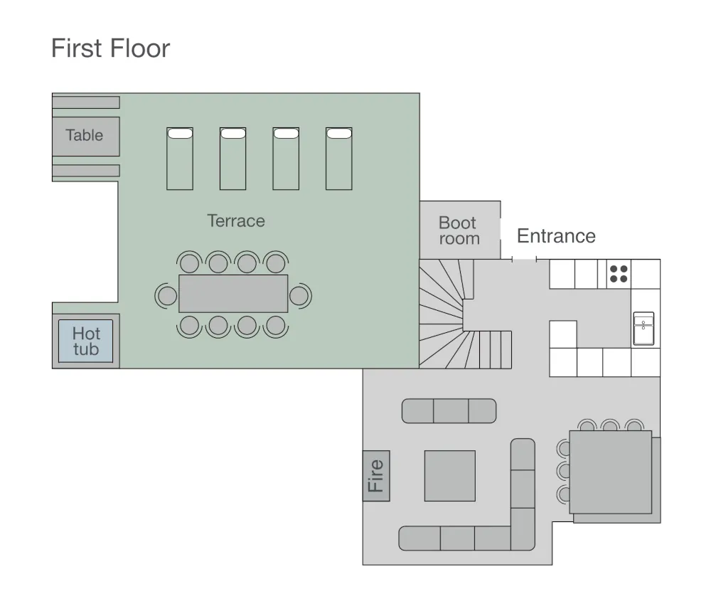 Chalet Pierre Avoi Verbier Floor Plan 1