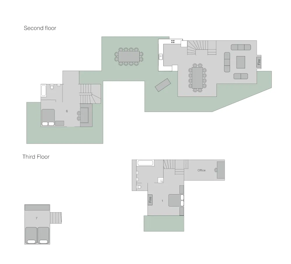 Chalet Nyumba Verbier Floor Plan 3