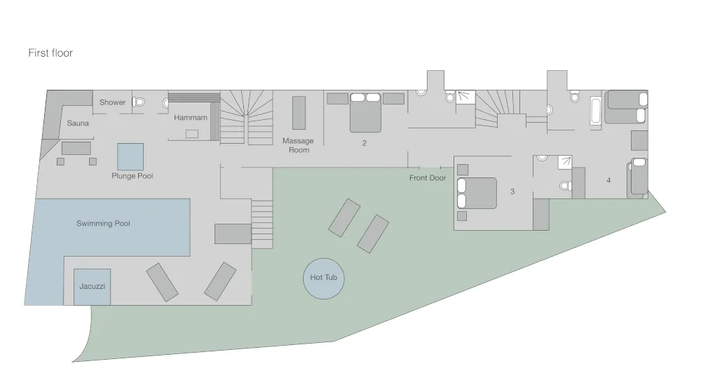 Chalet Nyumba Verbier Floor Plan 1