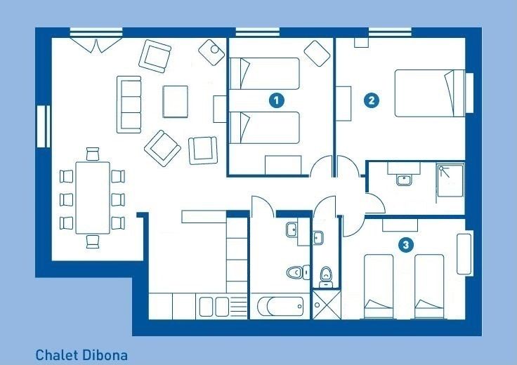 Chalet Dibona Vaujany Floor Plan 1