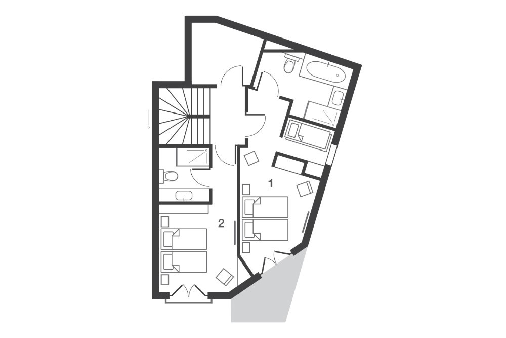 Chalet Kakisa Avoriaz Floor Plan 1