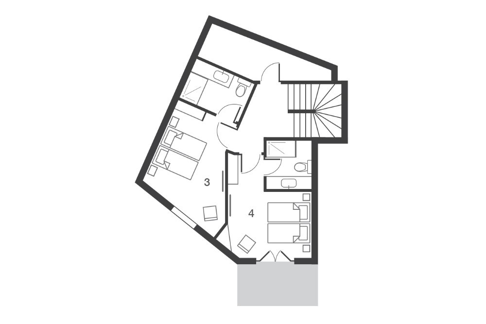 Chalet Kobuk Avoriaz Floor Plan 1