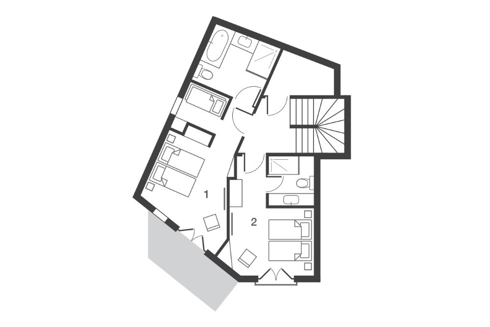 Chalet Kobuk Avoriaz Floor Plan 2