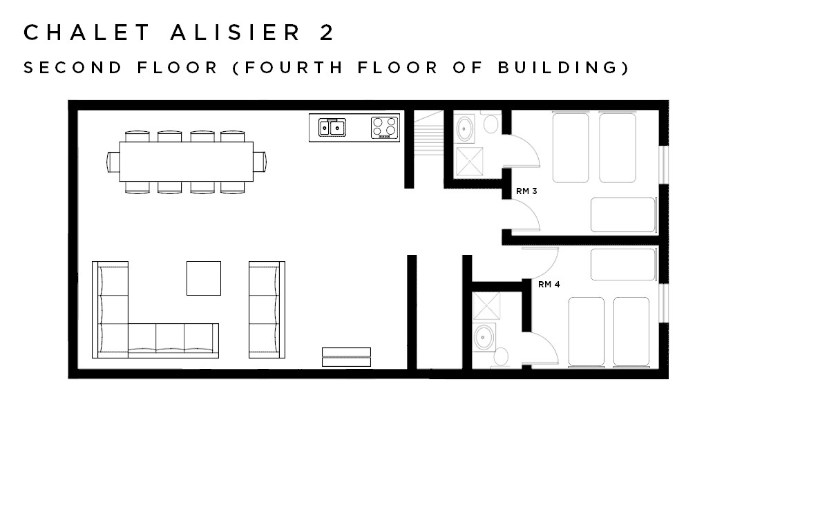Chalet Alisier 2 La Plagne Floor Plan 2