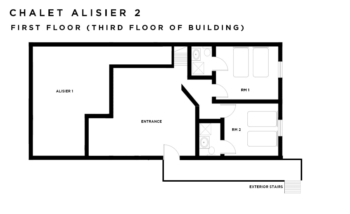 Chalet Alisier 2 La Plagne Floor Plan 1