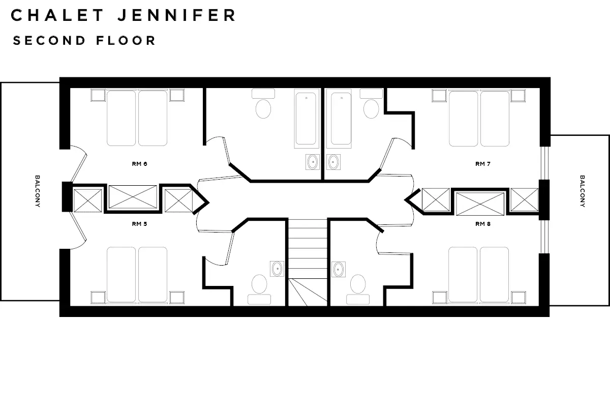 Chalet Jennifer La Tania Floor Plan 3