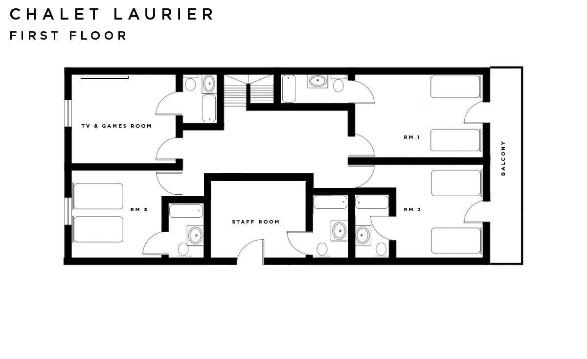Chalet Laurier La Plagne Floor Plan 1