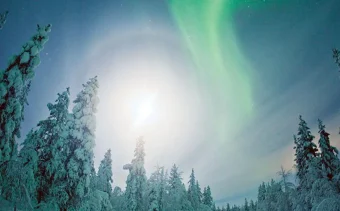 Northern Lights Yllas Ski Resort Finland