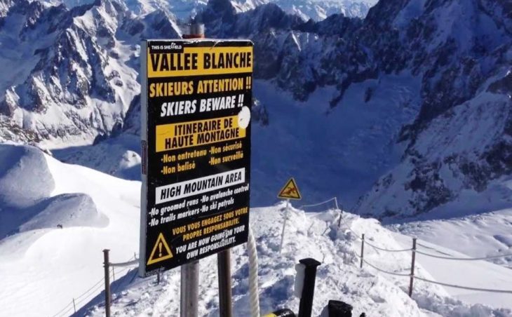 Why nobody skied the entire length of the Vallée blanche this winter?