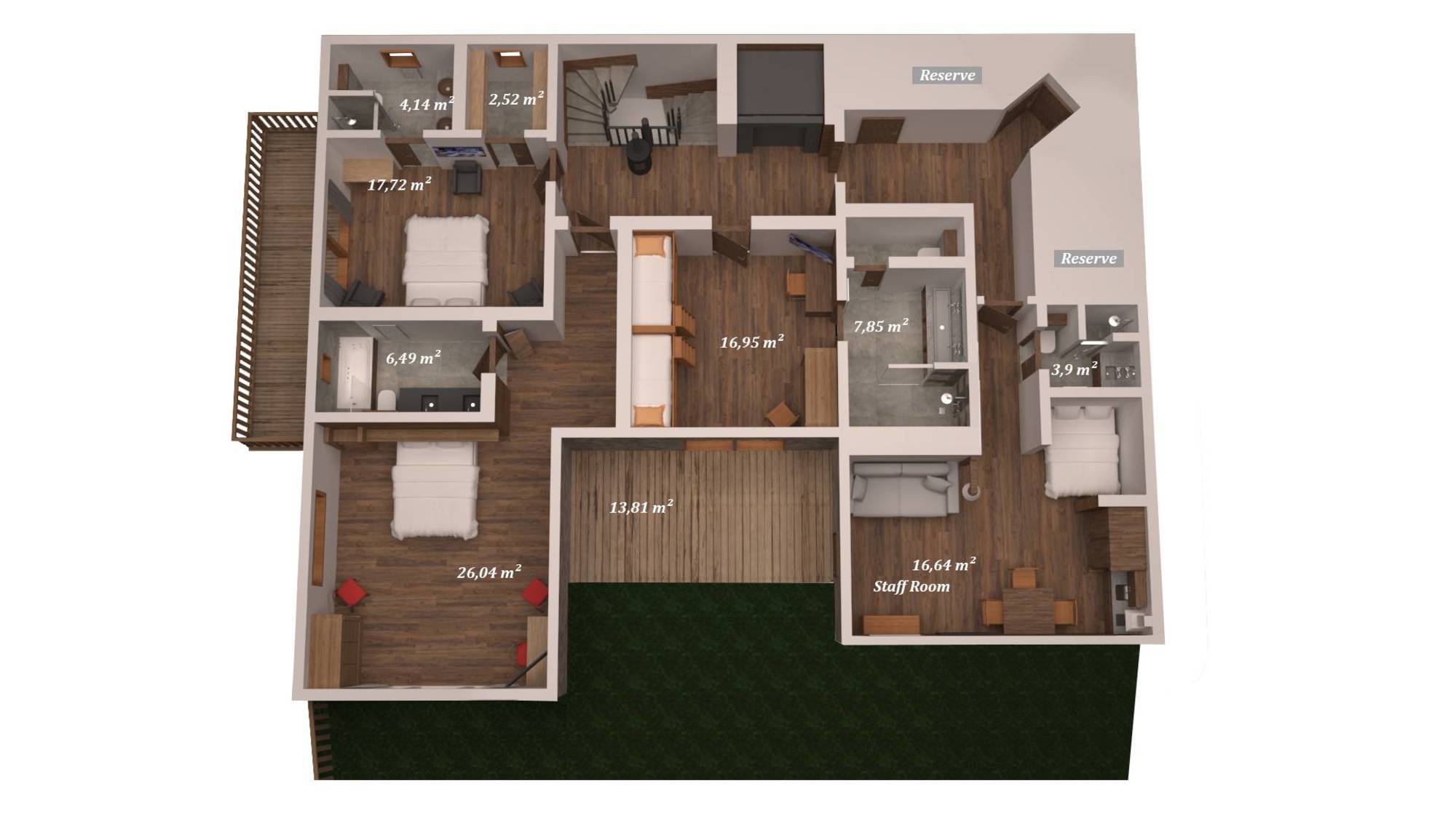 Chalet Queen Mijane Meribel Floor Plan 2