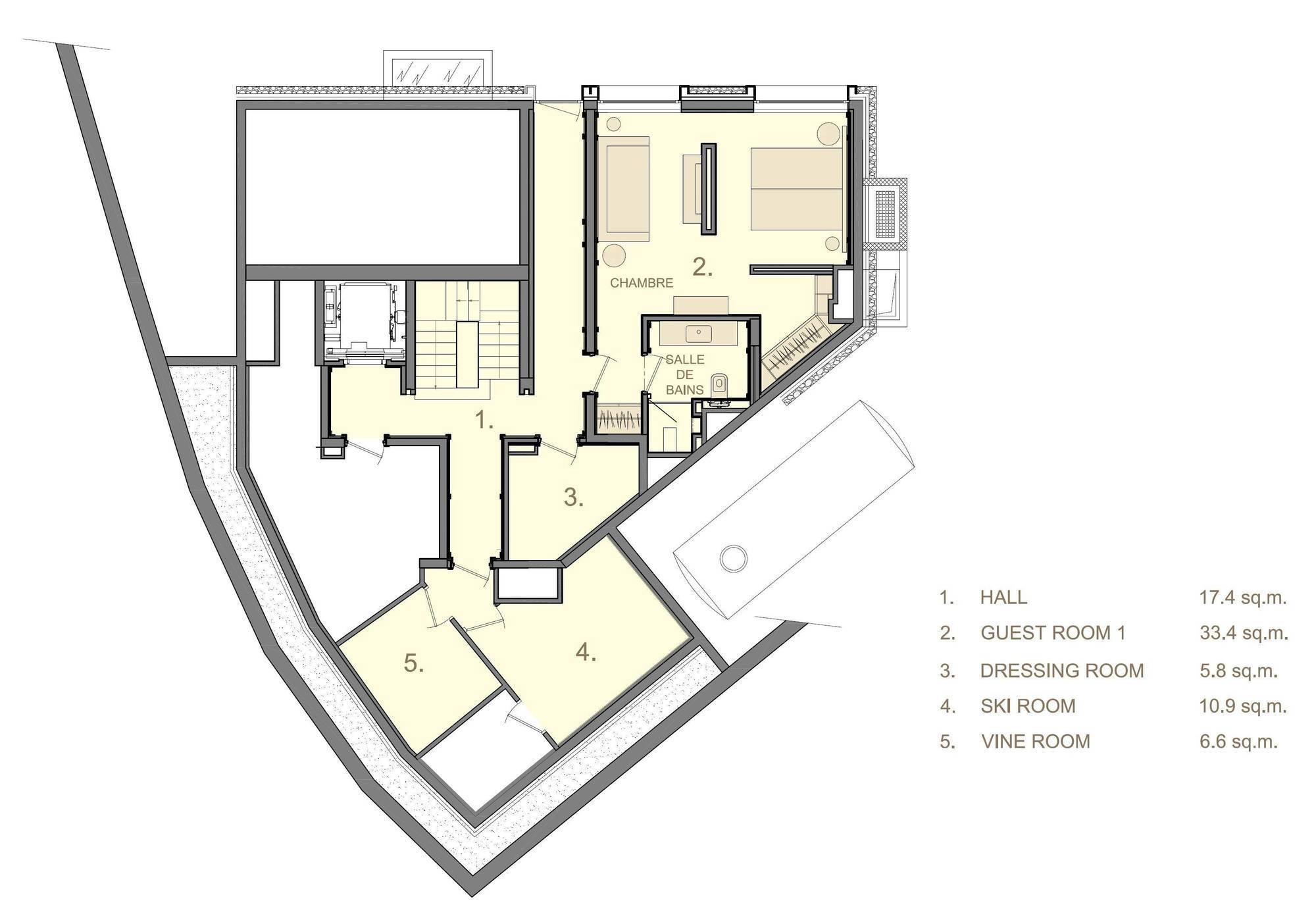 Chalet La Datcha Courchevel Floor Plan 4