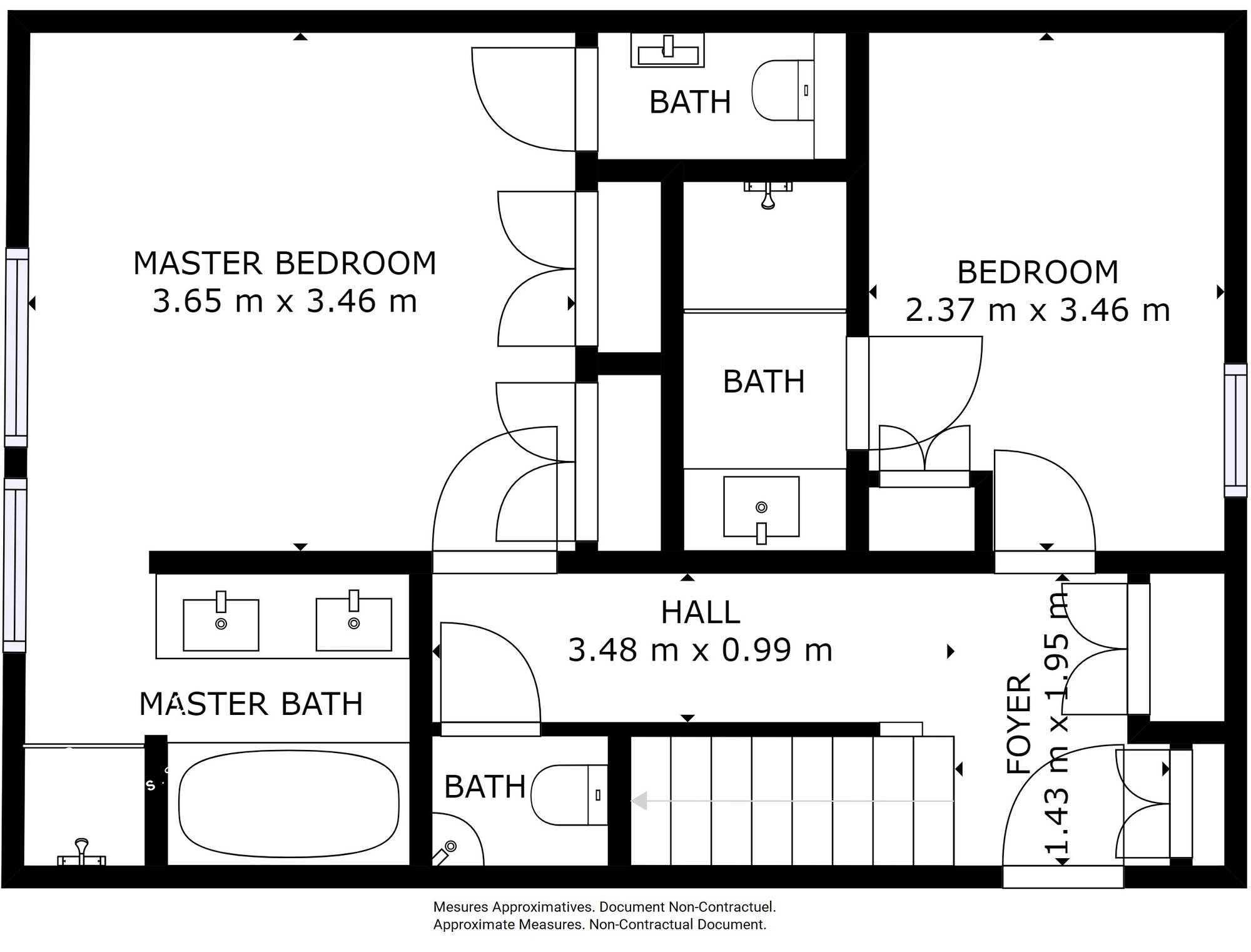Chalet Silvretta Val d’Isere Floor Plan 1