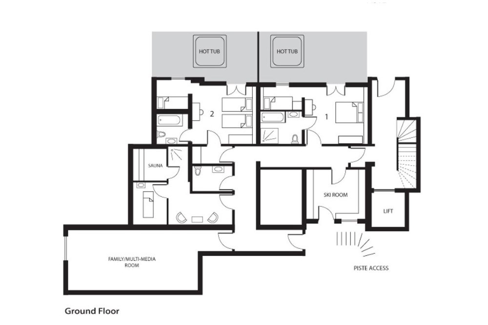 Altitude Lodge Les Gets Floor Plan 3