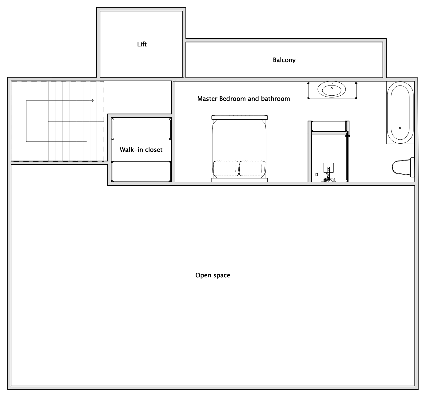 Chalet V (Self-Catered) Verbier Floor Plan 1