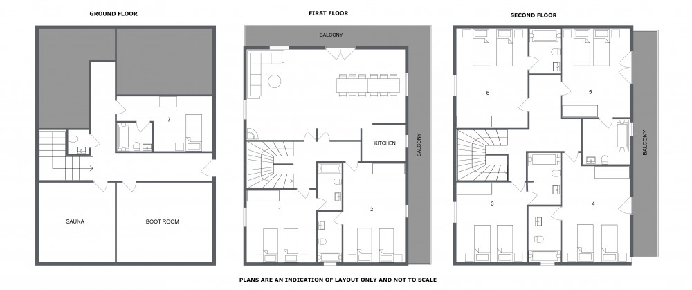 Chalet Alysson Meribel Floor Plan 1