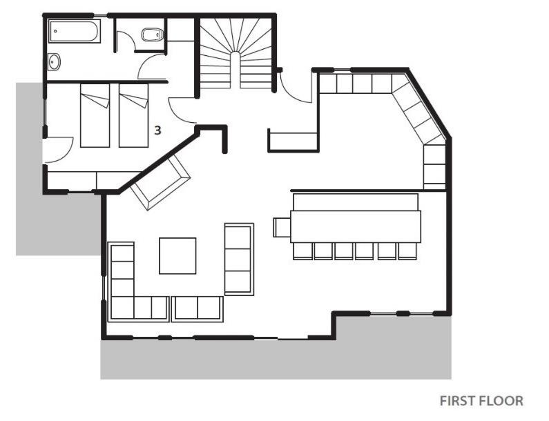 Chalet La Chapelle Alpe d’Huez Floor Plan 2